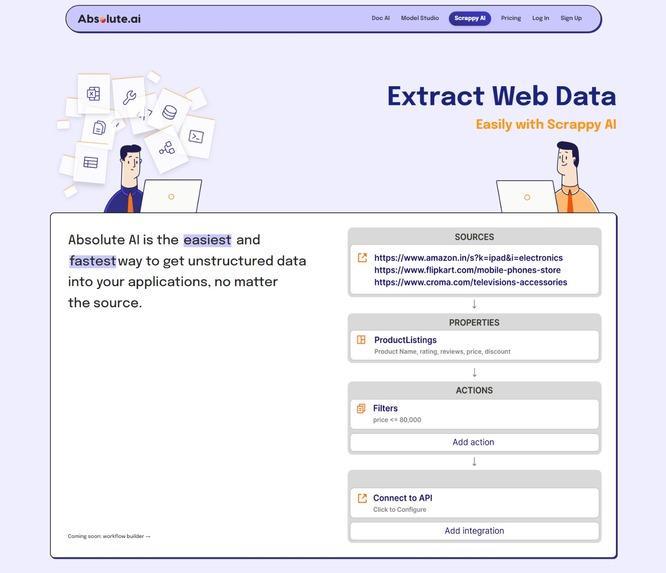 AbsoluteAI web extractor