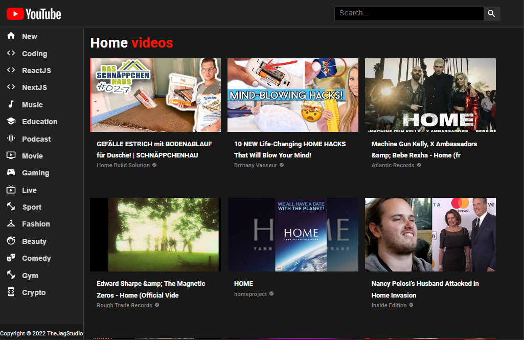 YouTube Clone